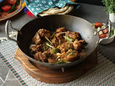 Chicken kacha Pyaz karahi.