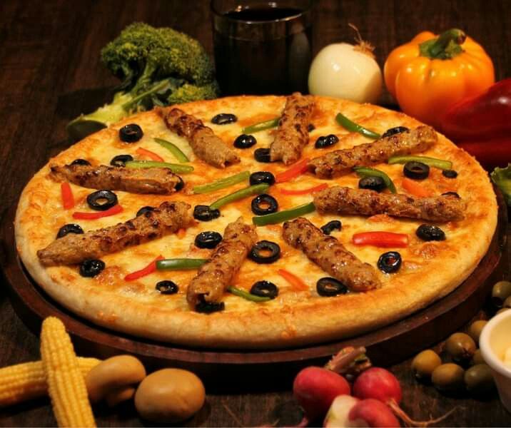 Kabab Crust  Pizza