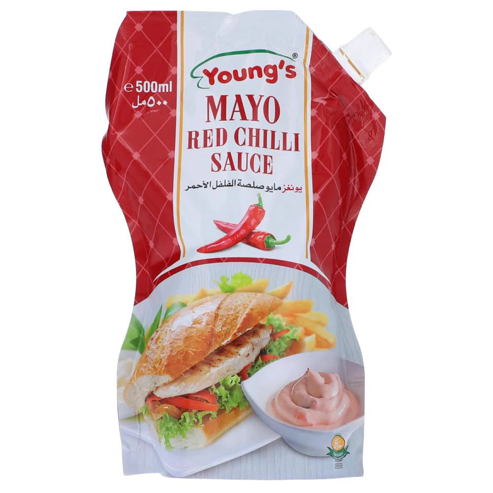 Youngs Mayo Red Chilli Sauce