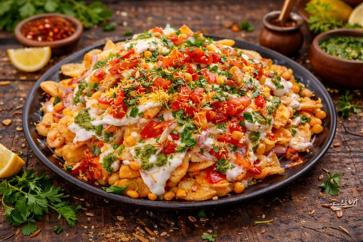 Dahi Bhallay, Chana & Fruit Chaat Mix