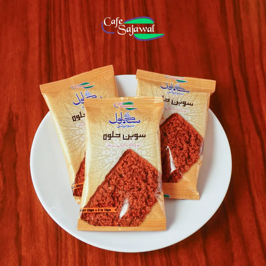Cafe Sajawal Sohan Halwa Mini Packs