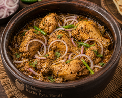 Chicken Kacha Pyaz Handi