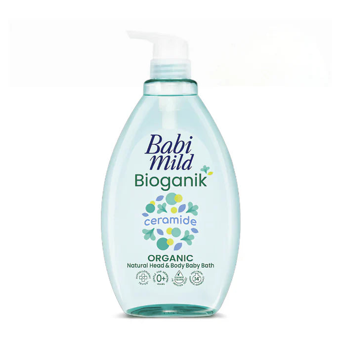 Baby Mild Bioganik Organic Natural Head & Body Baby Bath 800 ml