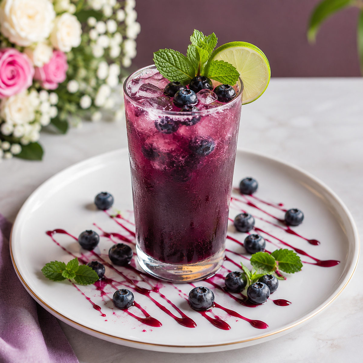 Blueberry Mocktail