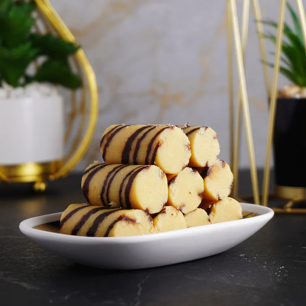 Cafe Sajawal Chocolate Roll Barfi