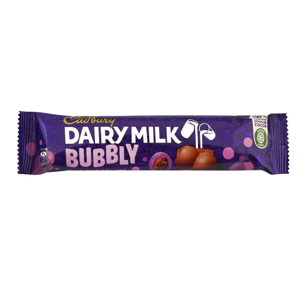 CADBURY DAIRY MILK CHOCOLATE BUBBLY 9 GM