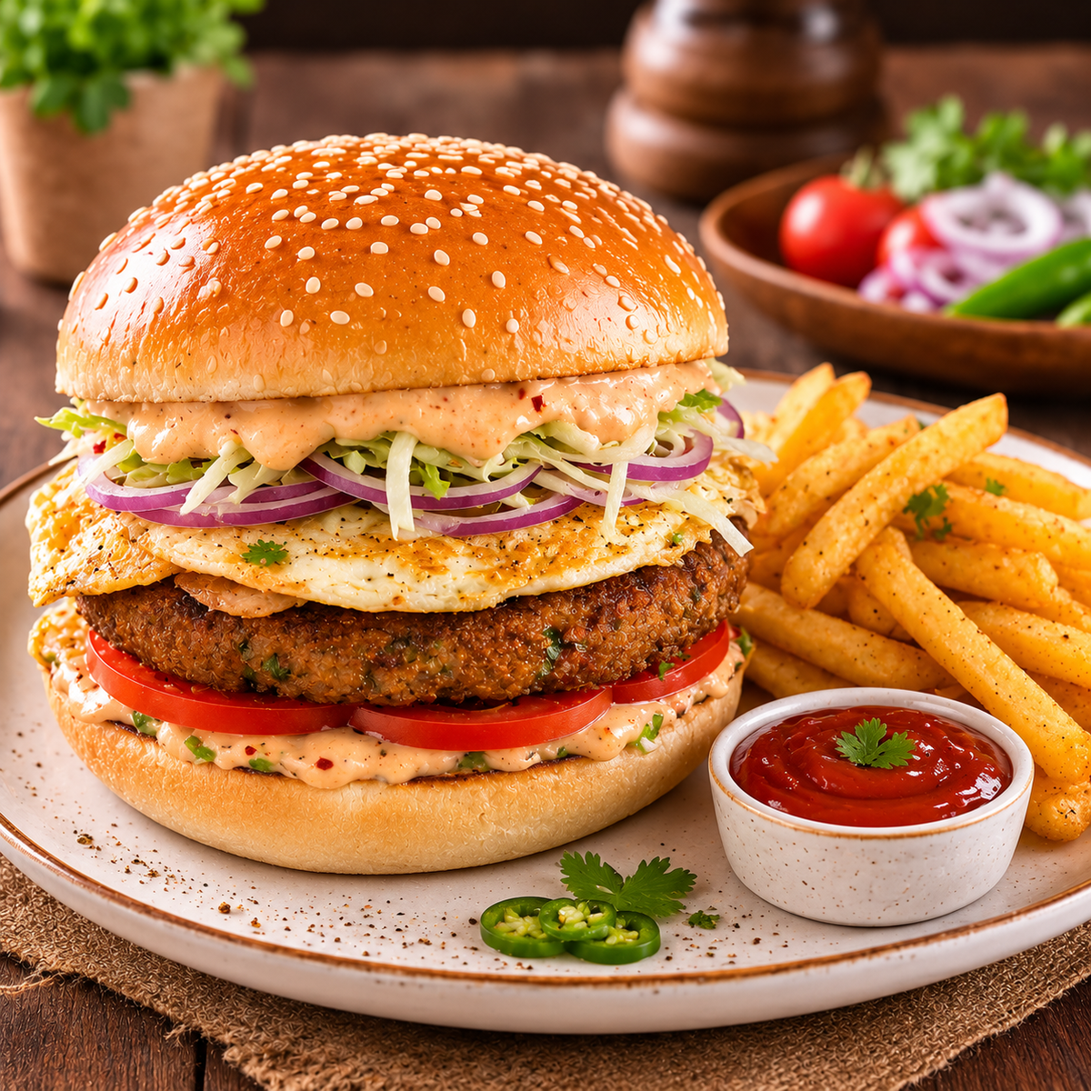 Anda Shami Burger