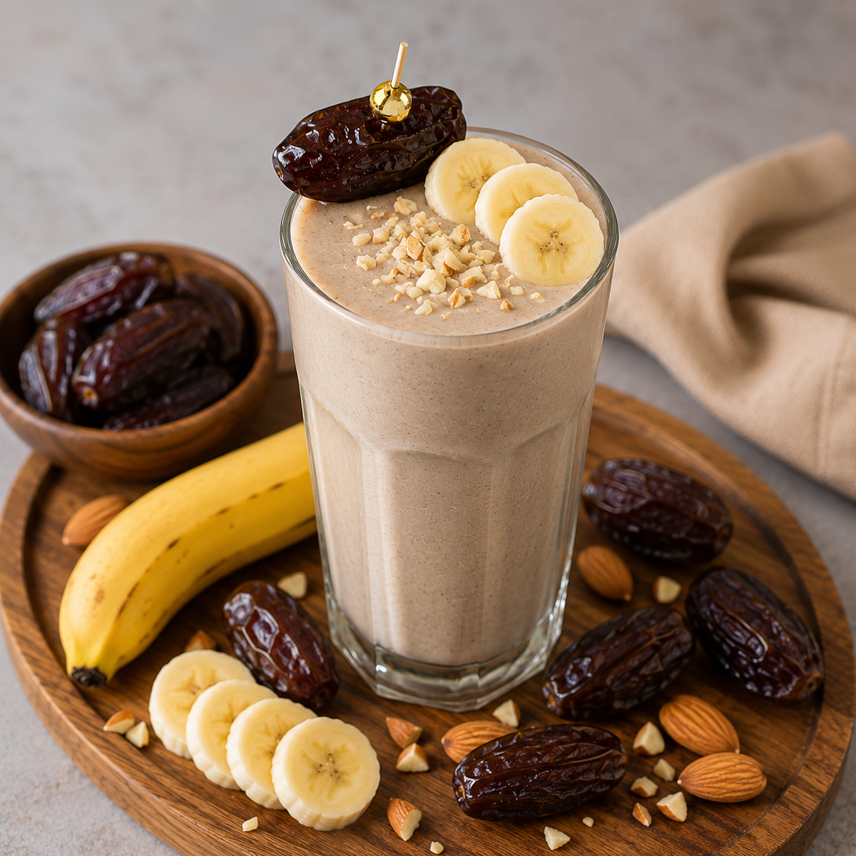 Banana + Khajoor Shake