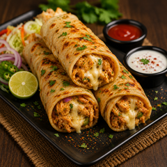 Cheese Paratha Roll