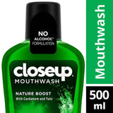 Closeup Mouthwash