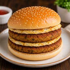Double Anda Shami Burger