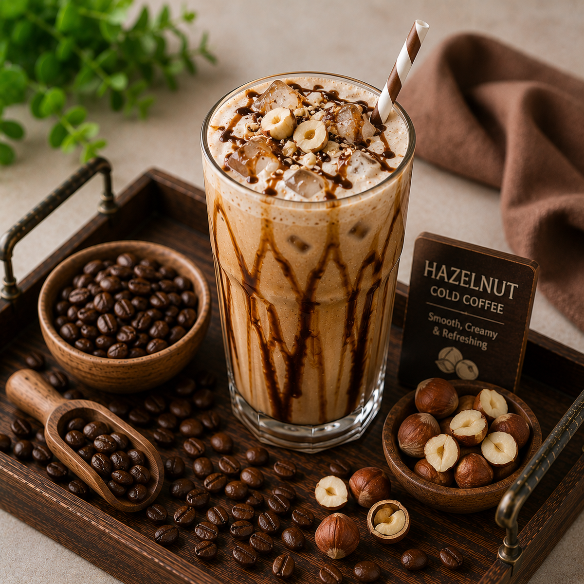 Hazelnut Cold  Coffee