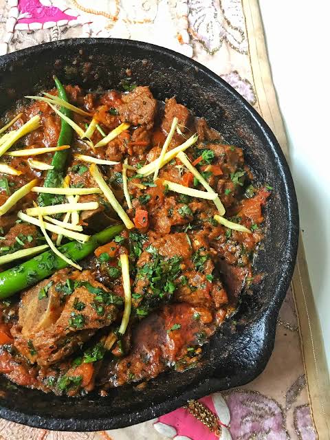 Mutton Afghani karahi