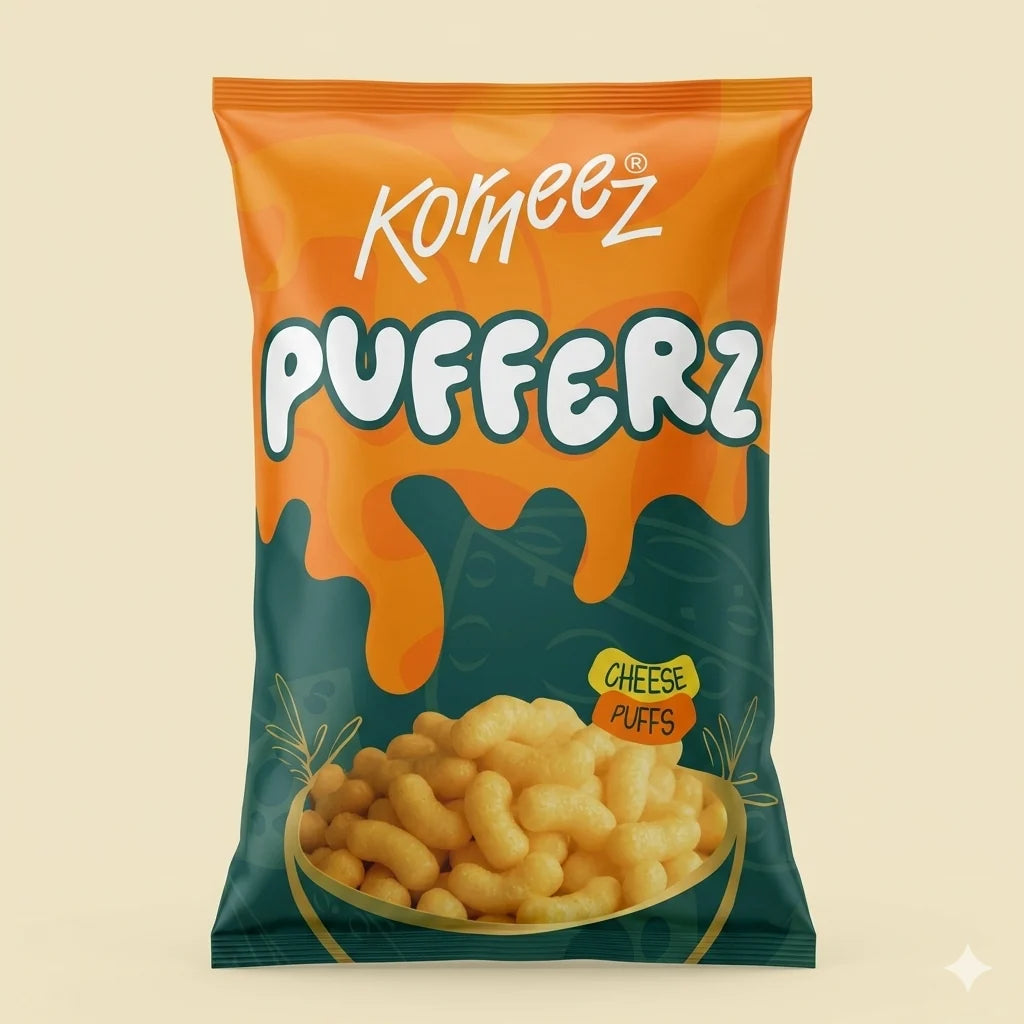 Korneez Pufferz Cheese Puffs 120 Rs